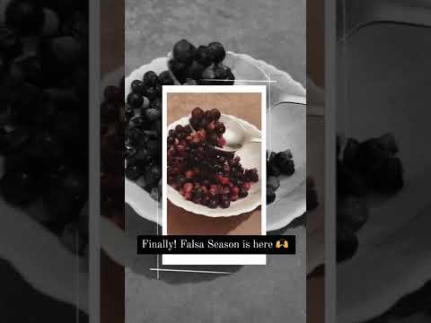 Falsa season is here | فالسہ  Dr.Khadija Abdul Wahab | Khadija.R Official | #fruits #fruitseating