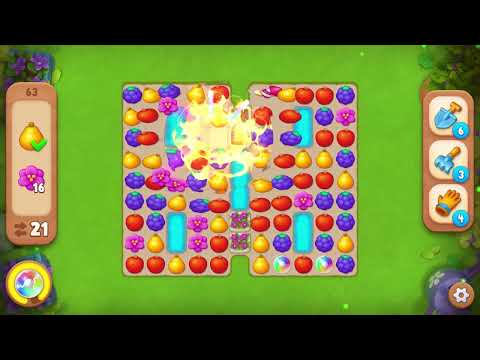 Gardenscapes - Level 63 @Games4Fun ✅