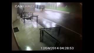 preview picture of video 'Tornado em Tapejara/RS - Câmera 03 - Plasbil Revestimentos'