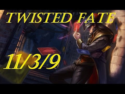 LoL-Twisted Fate vs Ahri Mid (PT-BR)