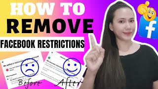 HOW TO REMOVE FACEBOOK RESTRICTIONS|PAANO I-REMOVE ANG RESTRICTIONS SA FACEBOOK?|Jhees Official