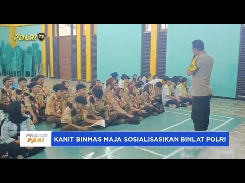 POLSEK MAJA GELAR SOSIALISASI PENERIMAAN ANGGOTA POLRI DI SMKN 1 MAJA