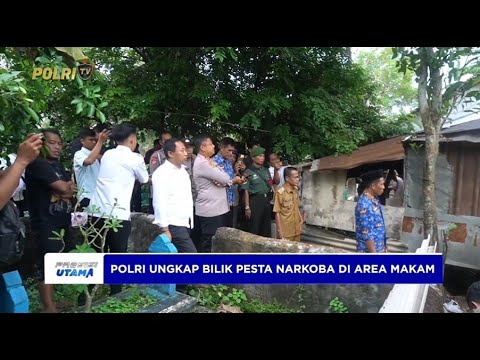 POLISI UNGKAP BILIK PESTA NARKOBA DI AREA MAKAM PAMEKASAN, 4 ORANG DIAMANKAN