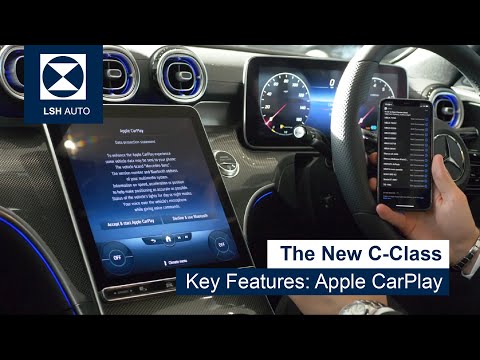 The New Mercedes-Benz C-Class Key Features: Apple CarPlay