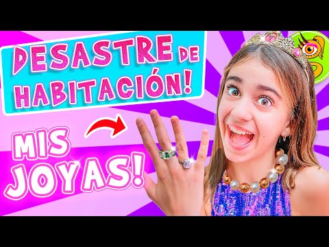 ORDENO MIS JOYAS en mi HABITACIÓN DESASTRE!!