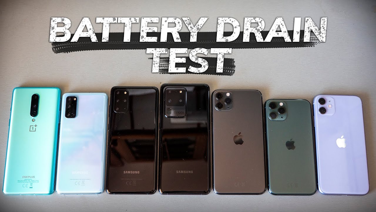 2020 Battery Drain Test Comparison: OnePlus 8 vs Galaxy S20 Ultra vs iPhone 11 Pro Max