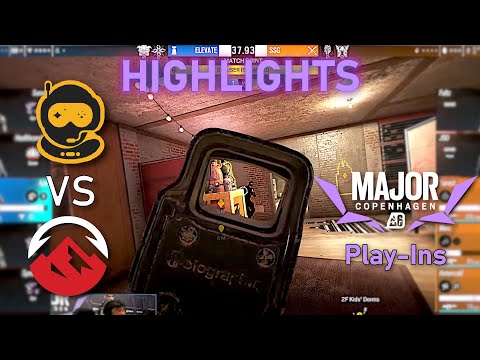 COMEBACK?! Spacestation vs Elevate - HIGHLIGHTS - Play-Ins - Copenhagen Major 2023 - R6 Esport