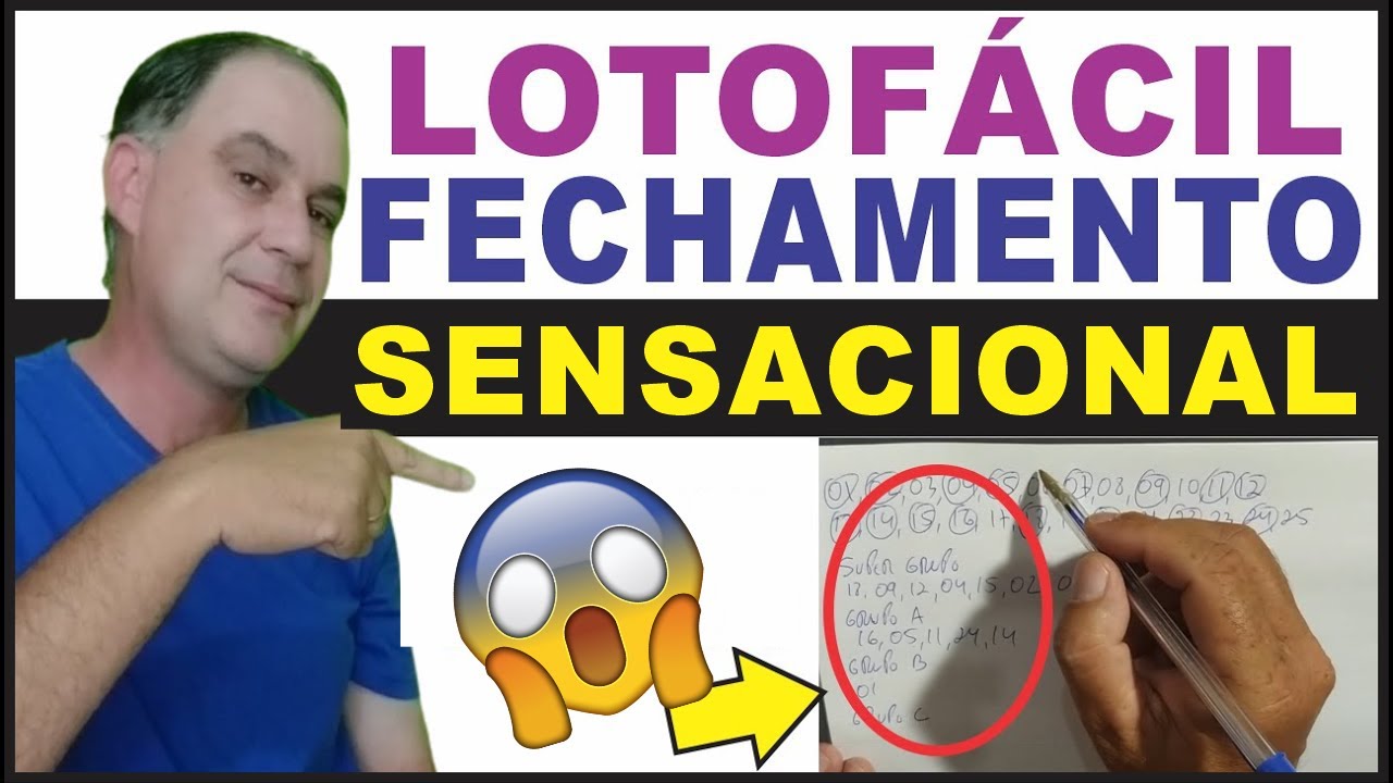 Este Fechamento Para Lotofácil Poucos Sabem