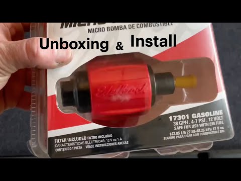 Unboxing-Edelbrock pump 17301