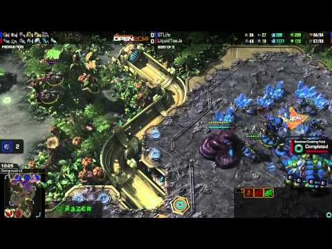 SC2 Life vs TaeJa Game 1 Losers Bracket Final DreamHack Open Winter 2014