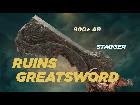 Elden Ring - Ruins Greatsword: Strength BUILD's MONSTER! , DLC Build Patch 1.10.1 Guide / STR