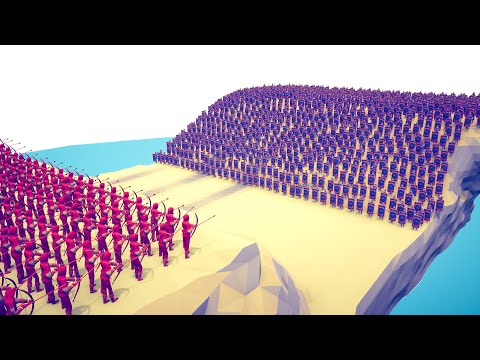 100x ARCHERS vs 100x ALL FACTIONS WEAKEST UNITS - Totally Accurate Battle Simulator TABS
