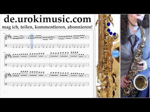 Saxophon Tenor Lernen Major Lazer, Justin Bieber - Cold Water Teil#1 Saxophonunterricht Noten