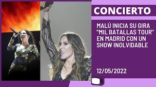 Malú abraza a Madrid en su regreso a los escenarios