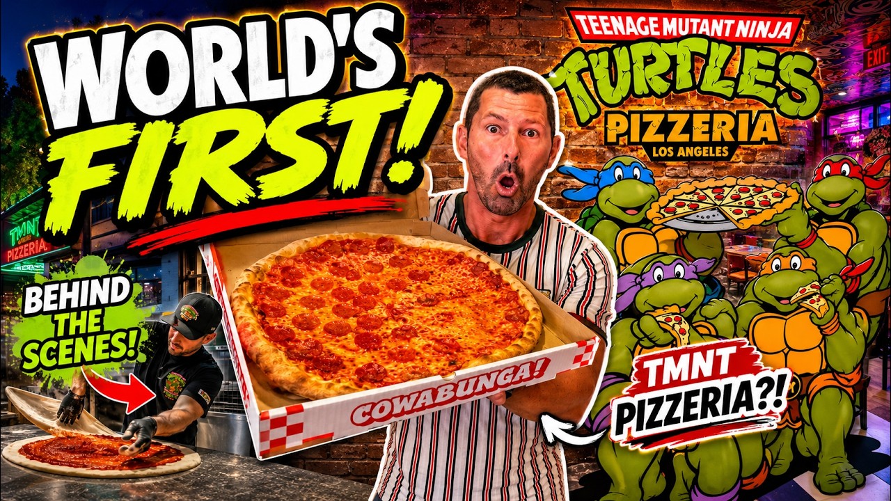 I Found the World's First Ninja Turtles Pizzeria!