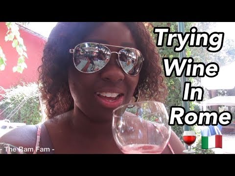 Trying Wine In Rome 🇮🇹