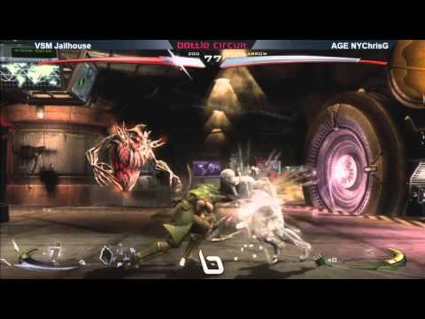 Injustice @ NLBC #34 - AGE NYChrisG (Green Arrow) vs VSM Jailhouse (Zod)