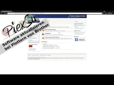 Plotteranleitung - Softwareupdate für Brother Plotter | PiexSu