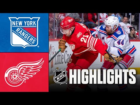 NHL Highlights | Rangers vs. Red Wings | November 07, 2025