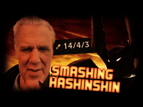 KAIZER MORDE BONKS HASHINSHIN'S PANTHEON ON THE HEAD REPEATEDLY, CAUSING MASSIVE BRAIN DAMAGE