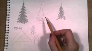 Пошаговый урок рисования елки - Видео онлайн