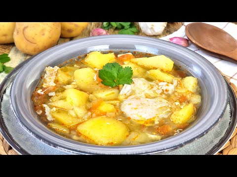 ¡No Creerás Lo Fácil Que es Preparar un Caldo de Papas con Cilantro Canario!