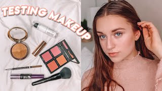 testing drugstore, non-toxic makeup!