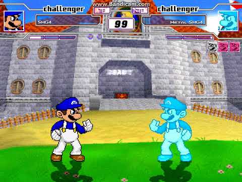 MUGEN SMG4(me) vs 4 Metal SMG4
