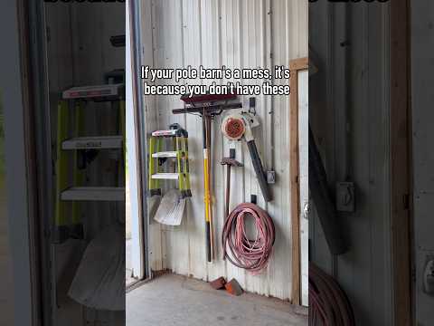 Video: Gator Magnetics Pole Barn Wall Organization for Leaf Blowers and Cords video thumbnail