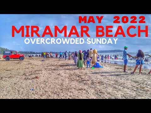 Miramar Beach | May 2022 | Goa Vlog | Goa Crowded Beach