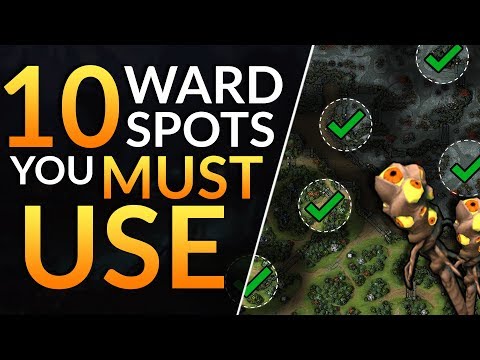 Top 10 BEST WARD SPOTS you MUST ABUSE - Pro Tips to CARRY with Warding | Dota 2 Guide (Immortal)