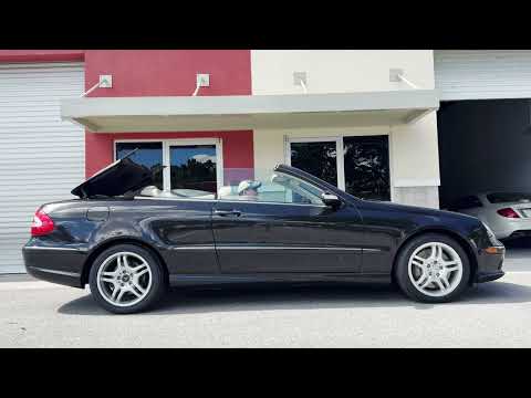 53k Mile Launch Edition Designo Espresso 2004 Mercedes Benz CLK500 Cabriolet Top Operation 10192025