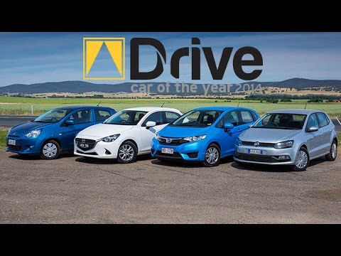 Mazda2 v Volkswagen Polo v Honda Jazz v Mitsubishi Mirage | DCOTY14
