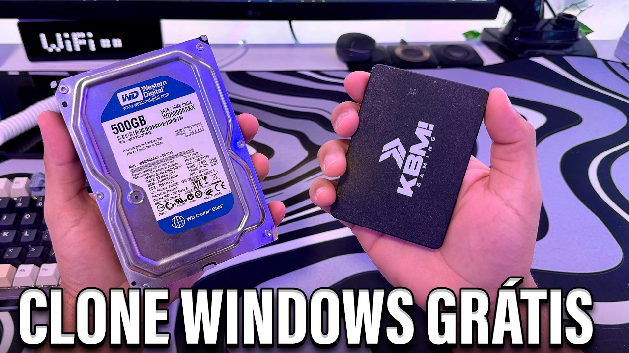 Tchau PC Lento! 👋 Como Passar Windows para SSD de Graça e Rápido