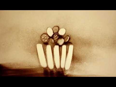 Disegni fantastici con la sabbia