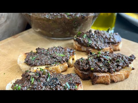 Tapenade maison aux olives noires