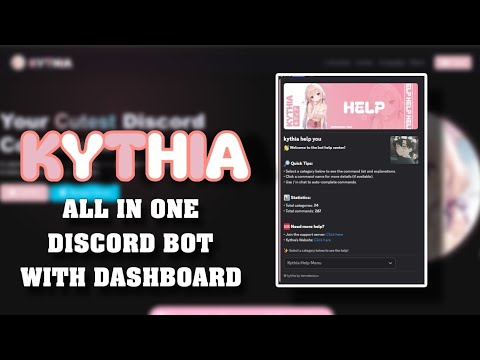 Kythia All In One Components V2 Discord Bot With Dashboard | Free Source Code + Setup Guide