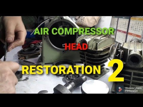 Air compressor head restoration 2
