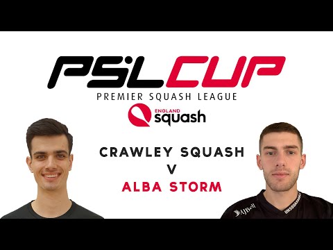 PSL Cup 2022 - Crawley Squash v Alba Storm - Curtis Malik v Rory Stewart