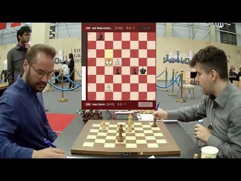 Ivan Saric vs Ian Nepomniachtchi | Round 9 | FIDE Grand Swiss 2025 ♟️🔥#grandmaster #chess