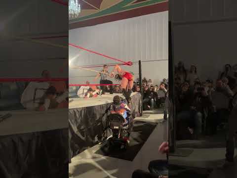 WRESTLER JOEY JANELA KNOCKS OUT DISABLED MAN