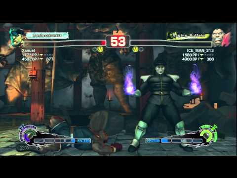 Xanuel (M.Bison) Vs ICE_MAN_213 (Balrog) SSF4 AE Ranked Matches - PSN
