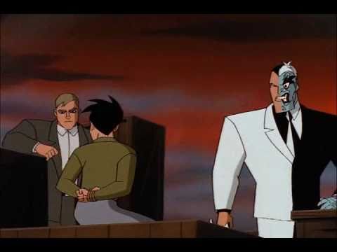 Batman and tim drake vs. Two face