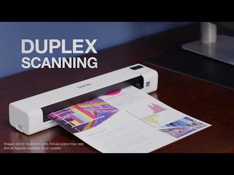 Skeneris BROTHER DS-740D MOBILE SCANNER, DUPLEX, USB video