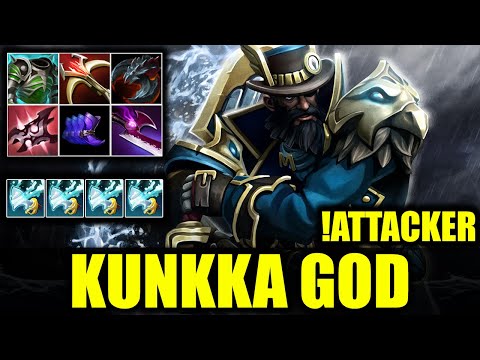 🔥 YOUR ADMIRAL IS ON BOARD - !Attacker - Kunkka - DOTA 2 Pro Game Highlights