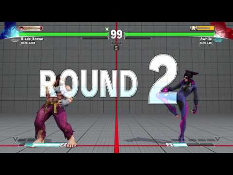 Blade_Brown(RYU) VS Awhile(JURI) Street Fighter 5