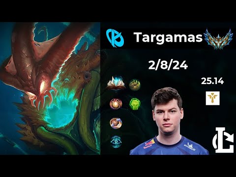 Thresh SUPPORT - KC Targamas | Patch 25.14 EUW Challenger