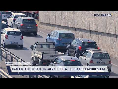 2021-07-09 PRATO - TRAFFICO BLOCCATO IN MEZZO CITTÀ, COLPA DEI LAVORI SU A1