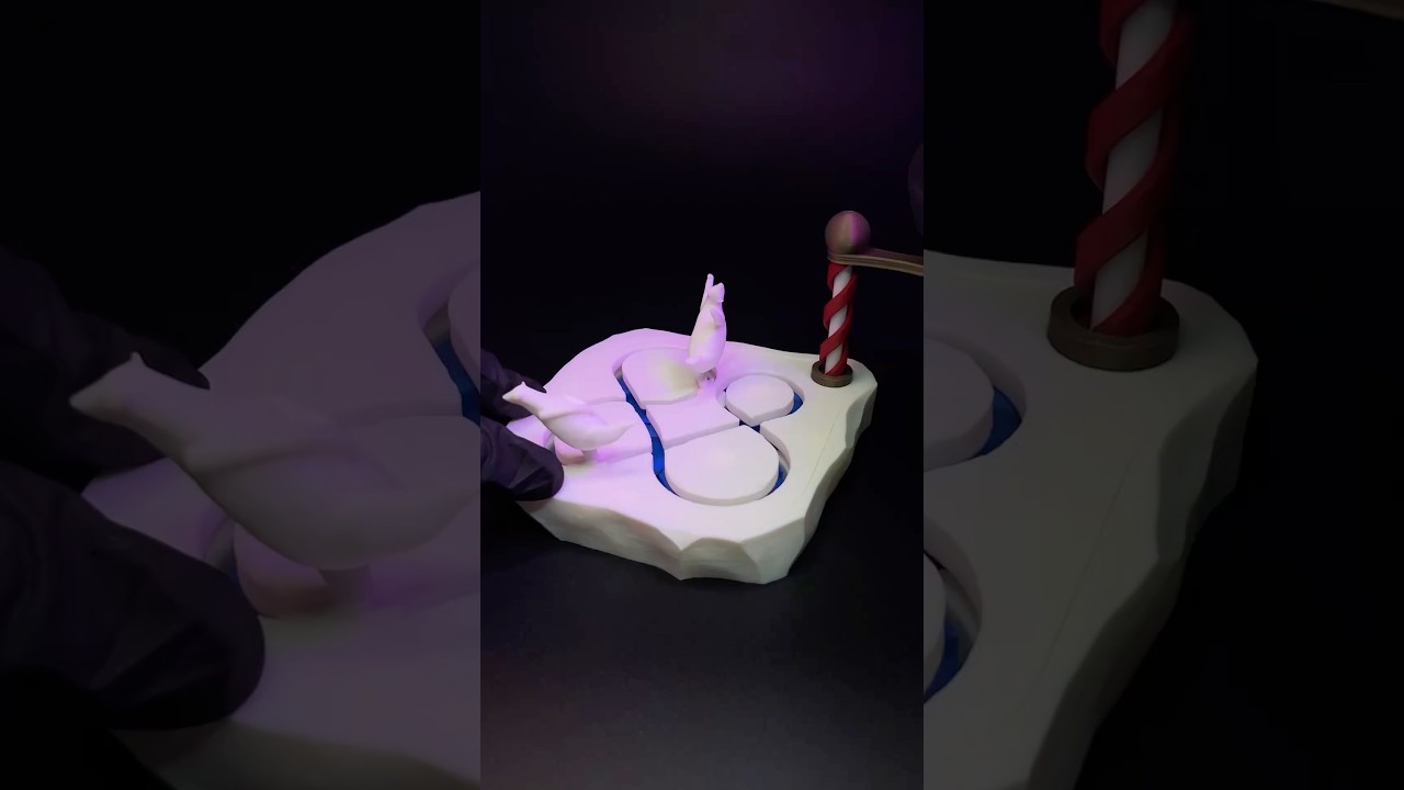 3D PRINTED ICE SKATING POLAR BEAR⛸️👾