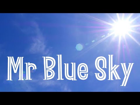 Screenshot of video: Mr Blue Sky -Makaton